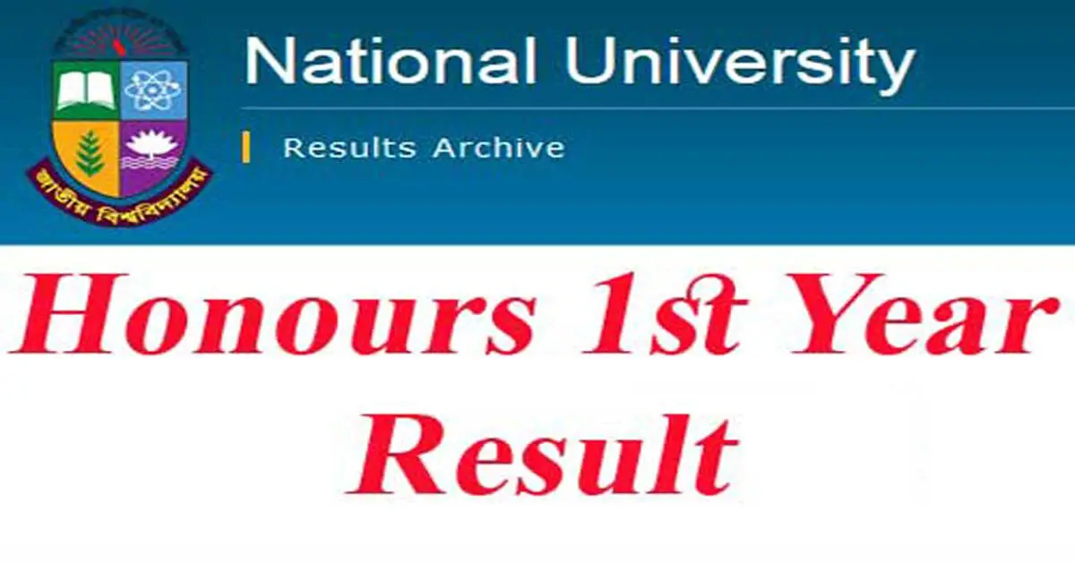 Honours 1st Year Result