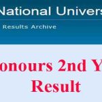 NU Honours 2nd Year Result