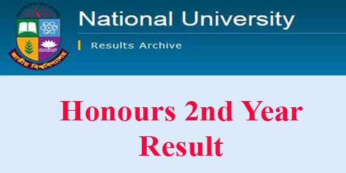 NU Honours 2nd Year Result
